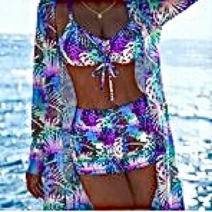 🆕Colorful Women's Swim Set. Size L. NWT.